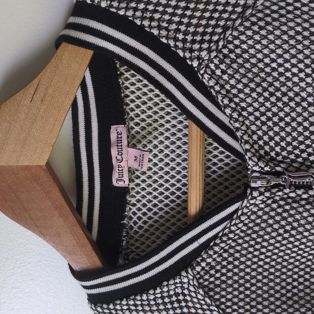 vtg Juicy Couture Mesh Bomber Jacket - Picture 6 of 9